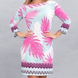 Quarter Sleeve Shift Dress